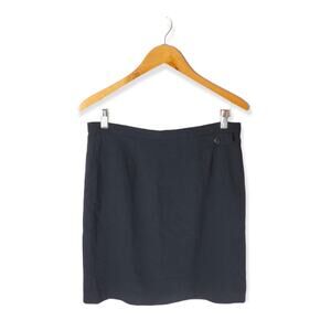 Charter Club Black Wool Pencil Skirt Size 14 Petite‎ Minimalist Career Capsule